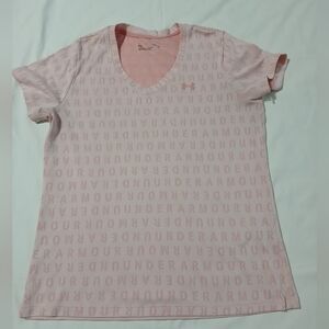 Under Armour Light Pink Logo Tee